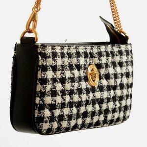 Versace Medusa Wool Shoulder Bag